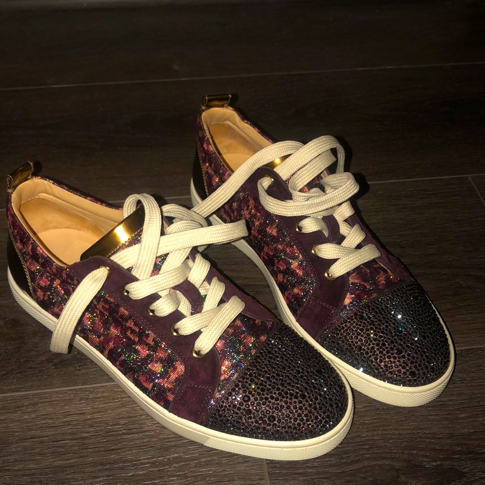 Authentic Christian Louboutin Sequin Sneaker